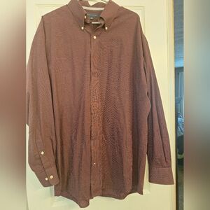 Men's Tommy Hilfiger Red and Blue Plaid Shirt